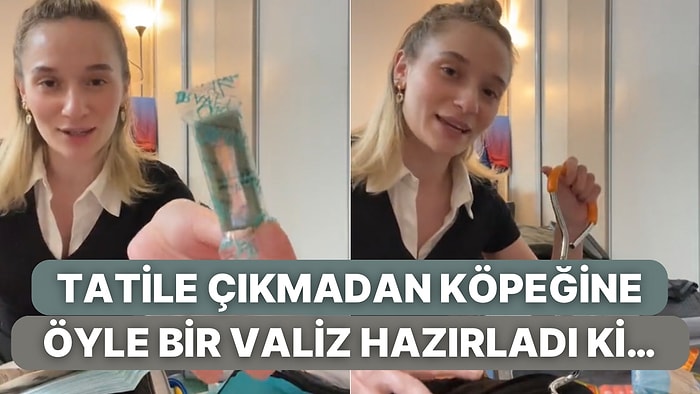 Tatil Öncesi Köpeği İçin Plaj Hazırlığı Yapan Kadına “Köpek Benden Konforlu Yaşıyor” Yorumları Geldi