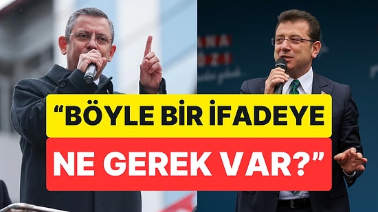 CHP Lideri Özgür Özel Burcu Köksal ve Ekrem İmamoğlu'nun Açıklamalarının Ardından İlk Kez Konuştu