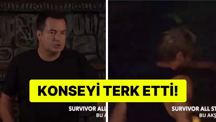 Survivor'da Acun Ilıcalı'nın Sözlerine Dayanamayan Yunus Emre Konseyi Terk Etti!