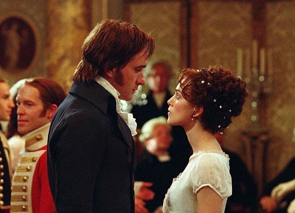 The UK version of "Pride & Prejudice" concludes with a scene depicting the transformation between Elizabeth and her father, Mr. Bennet.