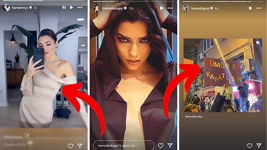 Demet Evgar'ın Tümör İsyanından Klasik Merve Boluğur Pozuna 9 Mart'ta Ünlülerin Yaptığı Instagram Paylaşımları