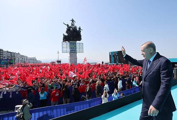 “İzmir’in yatırım eksiklerini en kısa sürede tamamlayarak, şehrimizin bu kayıp yıllarını hep birlikte telafi etmek istiyoruz” diye konuşan Erdoğan, İBB Başkanı Ekrem İmamoğlu'na da ayrı bir parantez açtı.