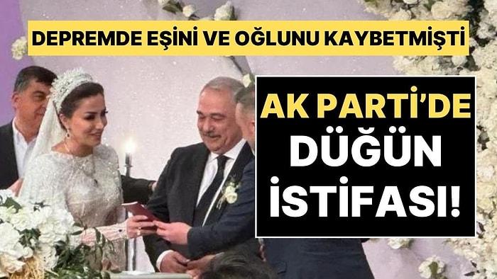 Depremde Eşini ve Oğlunu Kaybetmişti: Düğünü Gündem Olan AK Partili Murat Çetin İstifa Etti!