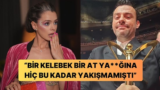 Özge Özpirinçci Rol Arkadaşı Salih Bademci'yi Küfürlü Kutlamasıyla Ödülü Aldığına Pişman Etti