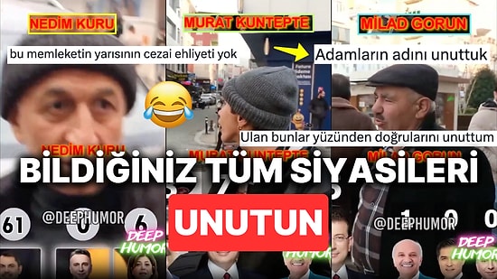 Oy Vereceği Siyasilerin İsimlerini Şekilden Şekile Sokan Seçmenler Karşısında Kahkahalarınızı Tutamayacaksınız