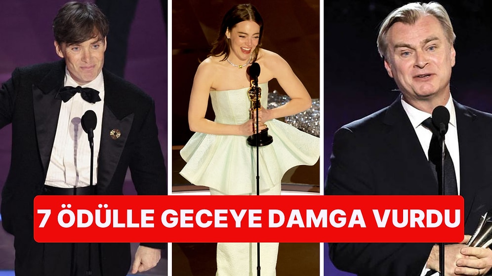 Oppenheimer'ın Damga Vurduğu 96. Akademi Ödülleri Töreninde Oscar Kazananlar Belli Oldu!