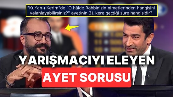 Kim Milyoner Olmak İster'de Yarışmacının Bilemediği Ayet Sorusuna Kenan İmirzalıoğlu'nun Ufuk Açan Cevabı