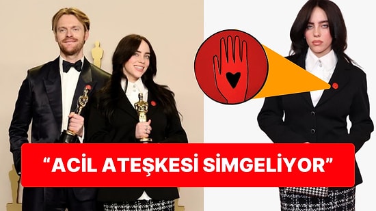 Billie Eilish ve Finneas O'Connel'dan Gazze'ye Destek: Oscar Kırmızı Halısında 'Ateşkes' Broşu Taktı
