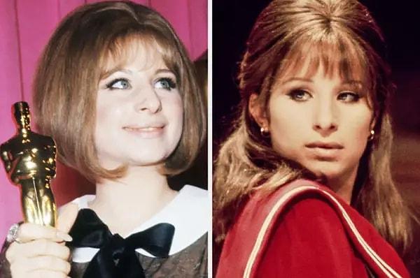 7. Barbara Streisand, Funny Girl'deki ilk sahne dışı oyunculuk rolüyle En İyi Kadın Oyuncu ödülünü kazandı.