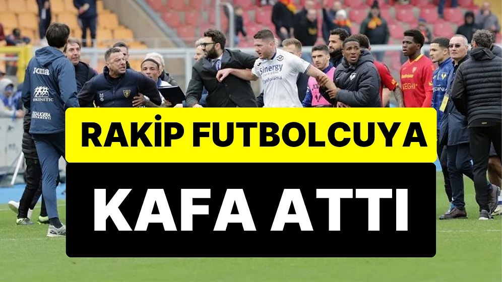 Lecce Teknik Direktörü Roberto D'Aversa Thomas Henry'ye Fiziksel Saldırıda Bulundu