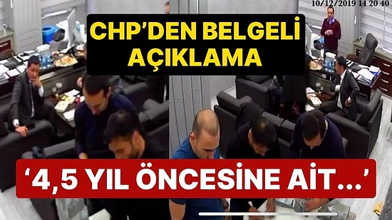 CHP'den Servis Edilen Para Sayma Görüntülerine Açıklama: '4,5 Yıl Öncesine Ait Olayı...'