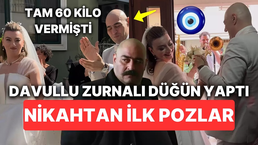 Ben Bu Cihana Sığmazam'ın Cabbar'ı Cem Cücenoğlu Göbek Ata Ata Evlendi