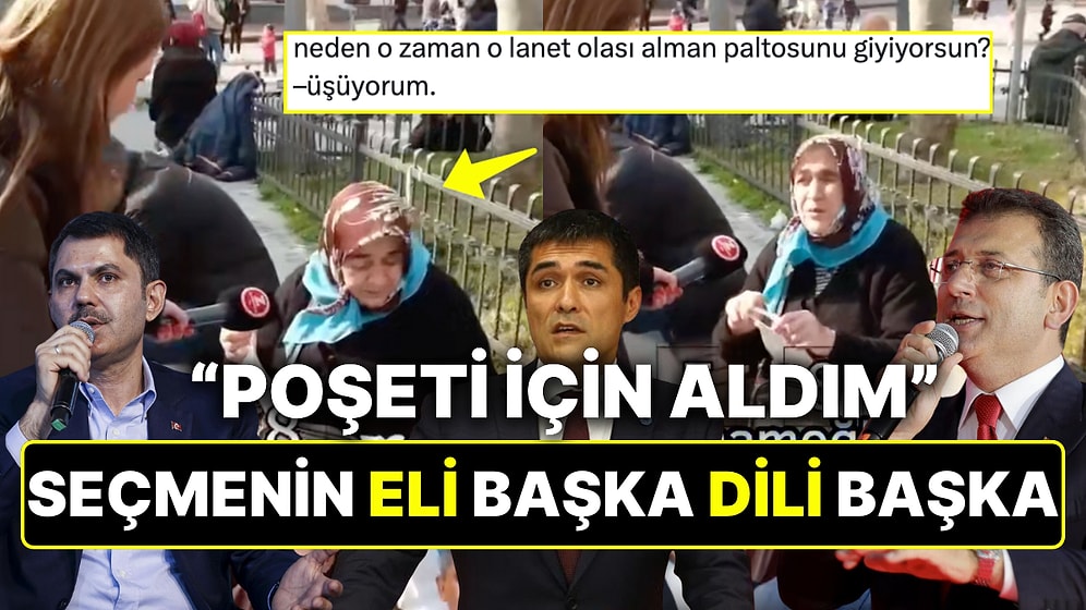 Kime Oy Vereceği Sorulduğunda Elindeki Parti Poşeti Dikkat Çeken Seçmenin Piyanist'i Hatırlatan Cevabı