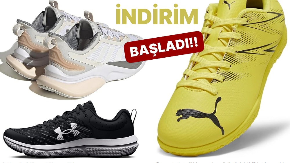 Bahar Fırsatları Başladı: İndirimli Adidas Puma ve Under Armour Ayakkabılar Burada!