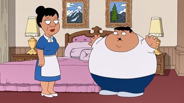 12. "Family Guy'dan alıntı yaparak, diyabet hastası olduğumu söyledi."