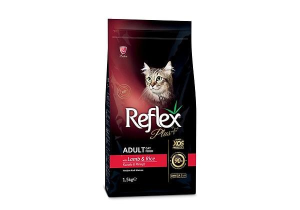 8. Reflex Plus Yetişkin Kediler için Kuzu ve Pirinçli Kedi Maması, 1.5 Kg