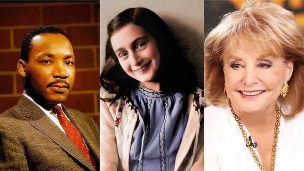 4. Martin Luther King, Anne Frank ve Barbara Walters aynı yıl içinde doğdular.