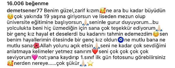 Demet Şener'in notu👇