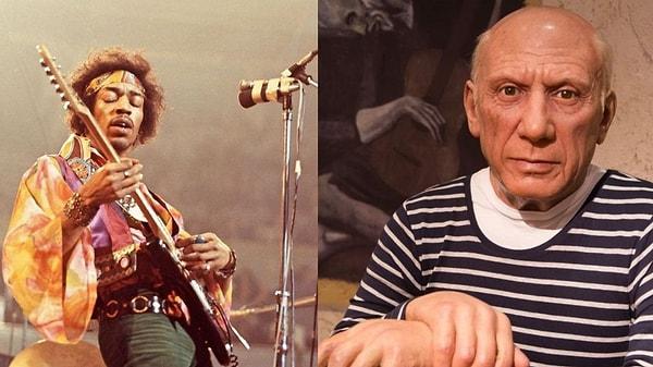 10. Pablo Picasso Jimi Hendrix'ten daha uzun yaşamıştır.