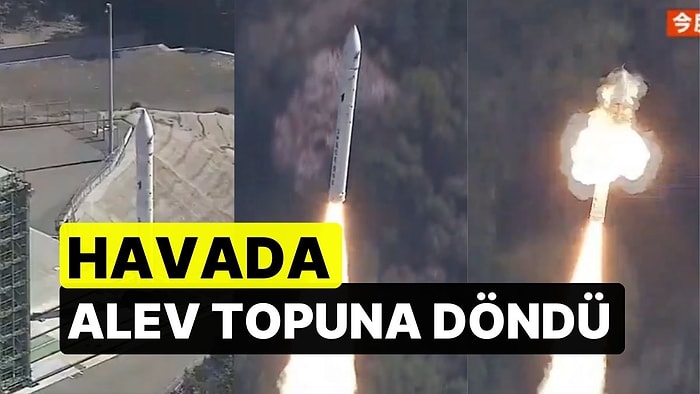 Space One Şirketine Ait Roket Fırlatıldıktan Saniyeler Sonra Patladı!