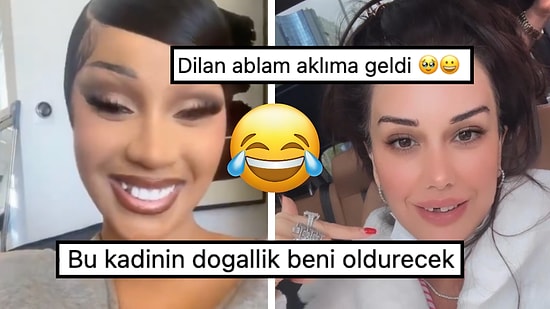 Cardi B'nin Simit Yerken Dişini Kırdığı Anlar Sosyal Medyada Viral Oldu: Akıllara Anında Dilan Polat Geldi!