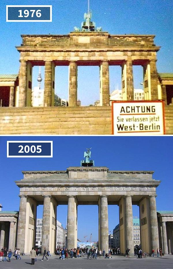 9. Brandenburger Tor, Berlin, Almanya, 1976 - 2005.