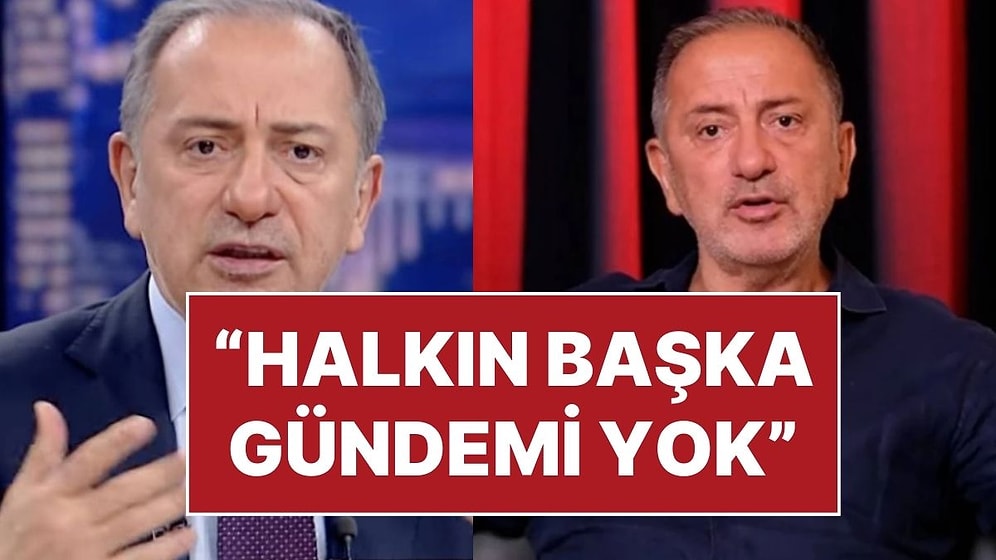 Fatih Altaylı, Siyasiler ve Anketçilere Seslendi: "Halkın Tek Gündemi Bu"