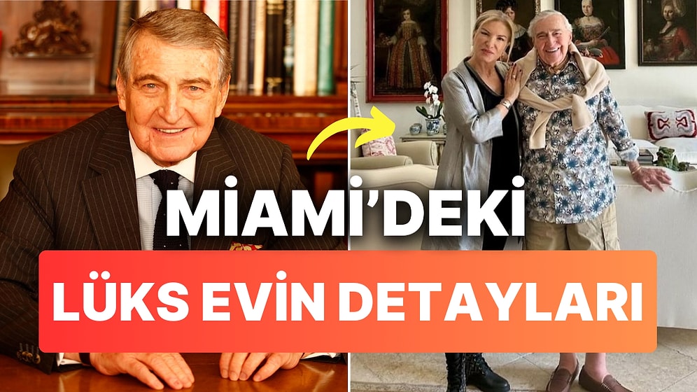 Türkiye'nin En Zenginlerinden Rahmi Koç'un Miami'deki Lüks Evinden Fotoğraflar Geldi