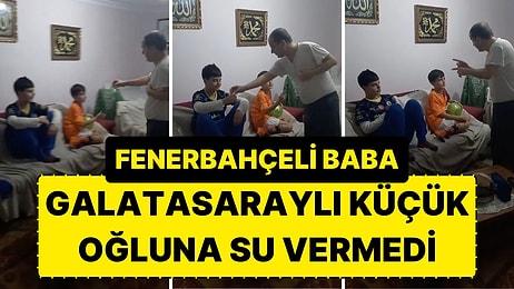Suyu Galatasaray Forması Giyen Küçük Oğlu Yerine Fenerbahçeli Büyük Oğluna Veren Babanın Güldüren Paylaşımı