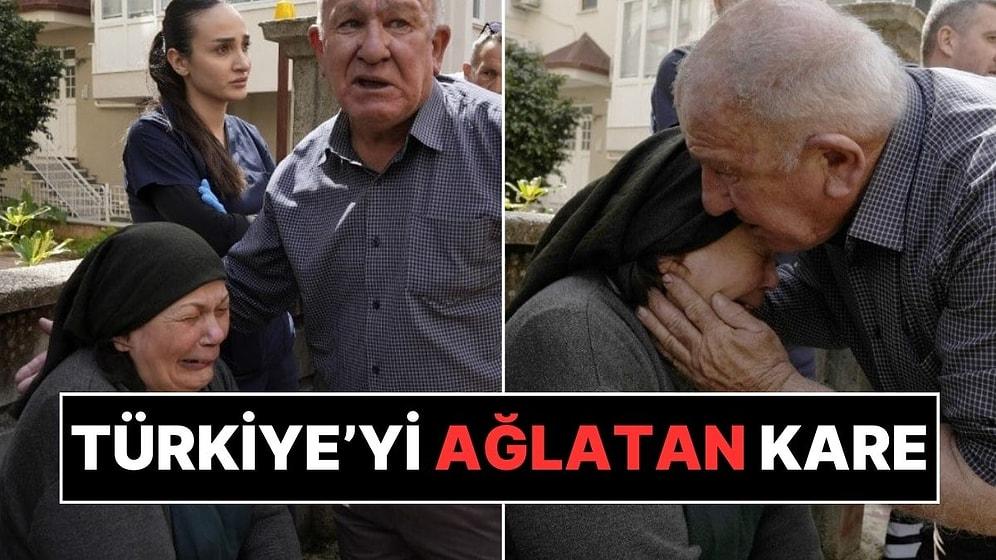 Türkiye'yi Ağlatan Fotoğraf: Yaralı Halde, Ağlayan Eşini Teselli Etmeye Giden Yaşlı Adam!