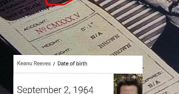 9. Aktör Keanu Reeves ve karakter John Wick bu resimde aynı doğum tarihini paylaşıyor.