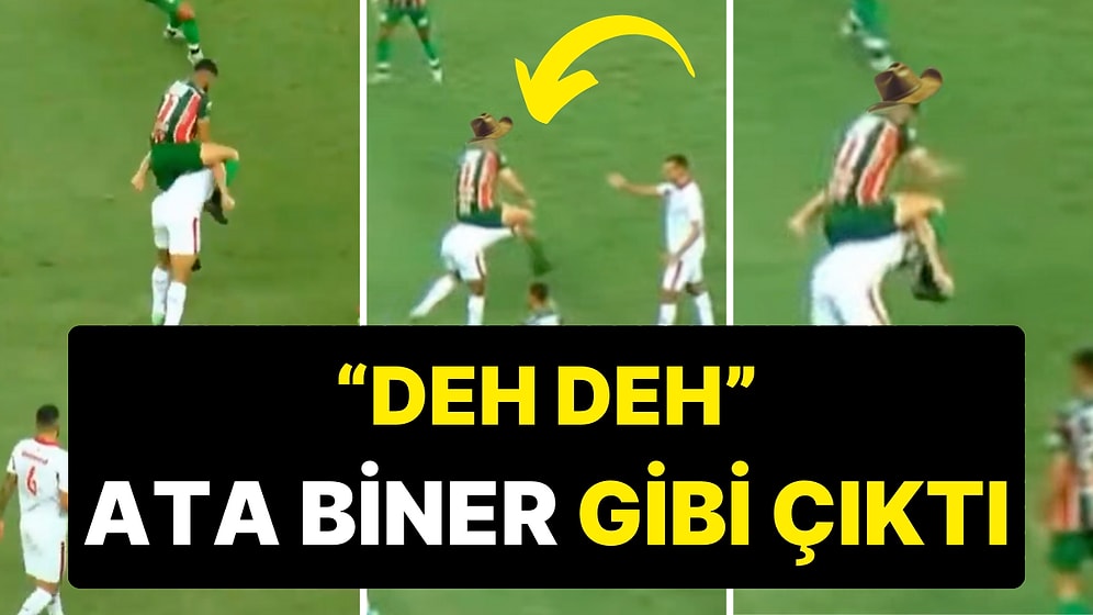 Brezilya'da İlginç Olay: Rakibinin Üzerine Ata Biner Gibi Oturunca Futbolcular Arasında Arbede Çıktı