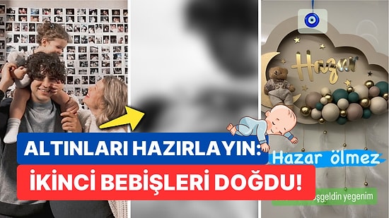 Ece Çeşmioğlu ve Taner Ölmez'in Oğulları Hazar Sonunda Doğdu: Baba ve Oğuldan İlk Kare de Geldi!