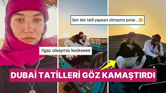 İlk Görüntüler Geldi! Dubai Tatilindeki Pınar Deniz ve Kaan Yıldırım'ın Aşk Dolu Bakışları Gözlerden Kaçmadı!
