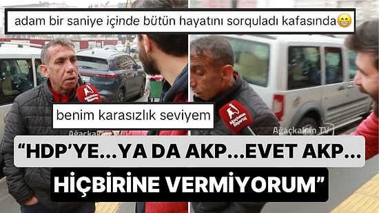 Seçimde Kime Oy Vereceği Konusunda Kısa Bir Kararsızlık Yaşadıktan Sonra Bir Anda Her Şeyden Vazgeçen Adam