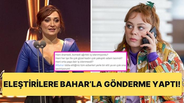 Tecavüz Sahnesiyle Konuşulan Sema Ergenekon Eleştirilere "Güçlü Kadın" Temalı Bahar'la Gönderme Yaptı!