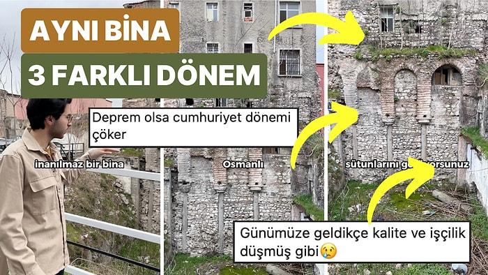 Kendi Başına Tarih! İstanbul'un Fatih Semtinde 3 Dönemin Mimari Tarzını Bir Arada Bulunduran İlginç Bina