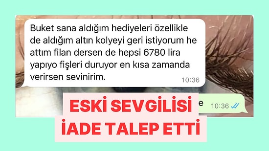 Eski Sevgilisine Aldığı Hediyeleri Hesaplayıp Geri İsteyen Kişi Kafaları Karıştırdı