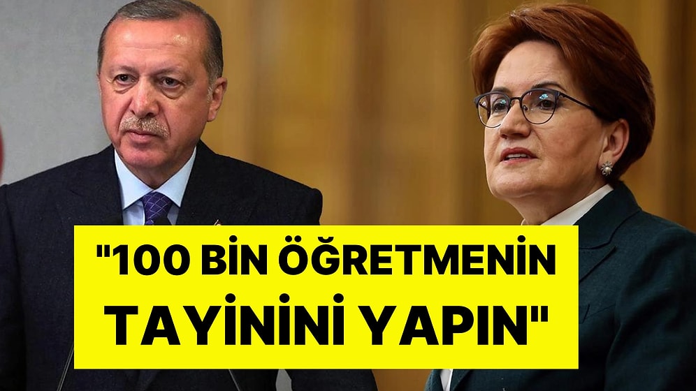 Meral Akşener, Cumhurbaşkanı Erdoğan'a Seslendi: '31 Mart'a Kadar Bunları Yap, Oylar Senin Olsun'
