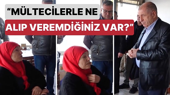 Gurbetçi Bir Kadın Ümit Özdağ'a Tepki Gösterdi: "Sizin Mültecilerle Ne Alıp Veremediğiniz Var?"