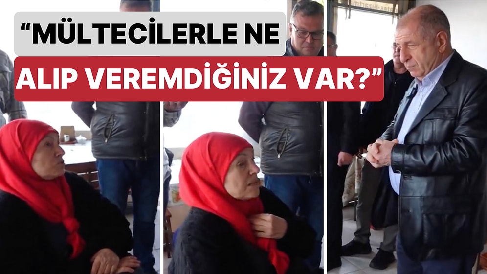 Gurbetçi Bir Kadın Ümit Özdağ'a Tepki Gösterdi: "Sizin Mültecilerle Ne Alıp Veremediğiniz Var?"