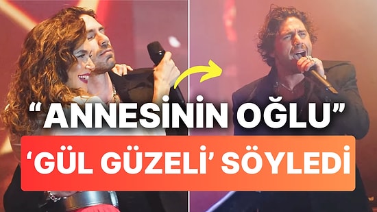 Söylediği İngilizce Şarkıyla Hayranlarını İkiye Bölen Taro Emir Tekin, Annesiyle Birlikte Sahne Aldı