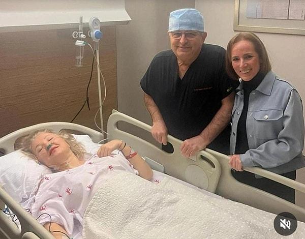 Yaşadığı omurilik sorunu nedeniyle acil hastaneye kaldırılan Berna Laçin, yaklaşık 9 saat süren çok zor ameliyat geçirdi.