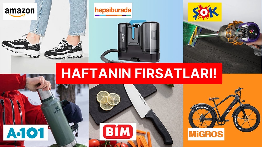 Haftanın Tüm İndirimleri Burada! Hepsiburada'dan Amazon'a Dikkat Çeken İndirimler ve Aktüel Katalogları