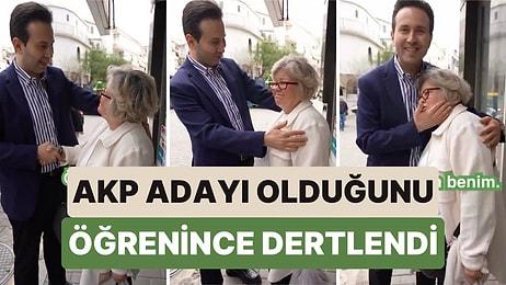 Sohbet Ettiği Belediye Başkanı Adayının AKP'li Olduğunu Öğrenince Dertlenen İzmirli Teyze