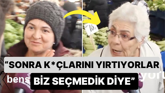 Bir Teyze "Kime Oy Vereceksiniz?" Sorusunu Yanıtlamayan Kadına Tepki Verdi: "Sonra da Biz Seçmedik Diyorlar"