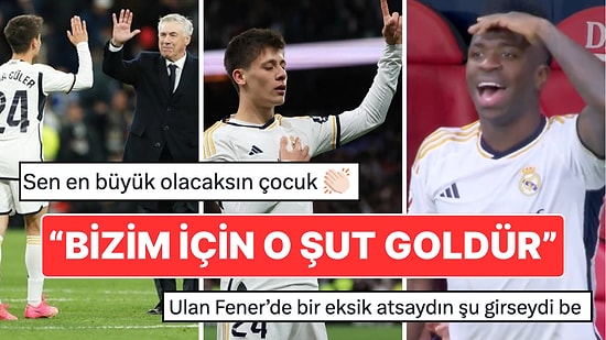 Ancelotti, Orta Sahadan Çektiği Şutu Direkten Dönen Arda Güler'i Gol Atmış Sayıp Övgü Yağdırdı