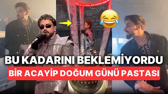 Doğum Günü İçin Boyundan Büyük Pasta Yaptırılan Sefo Bir de Şarkı Çaldığını Öğrenince Çocuklar Gibi Sevindi