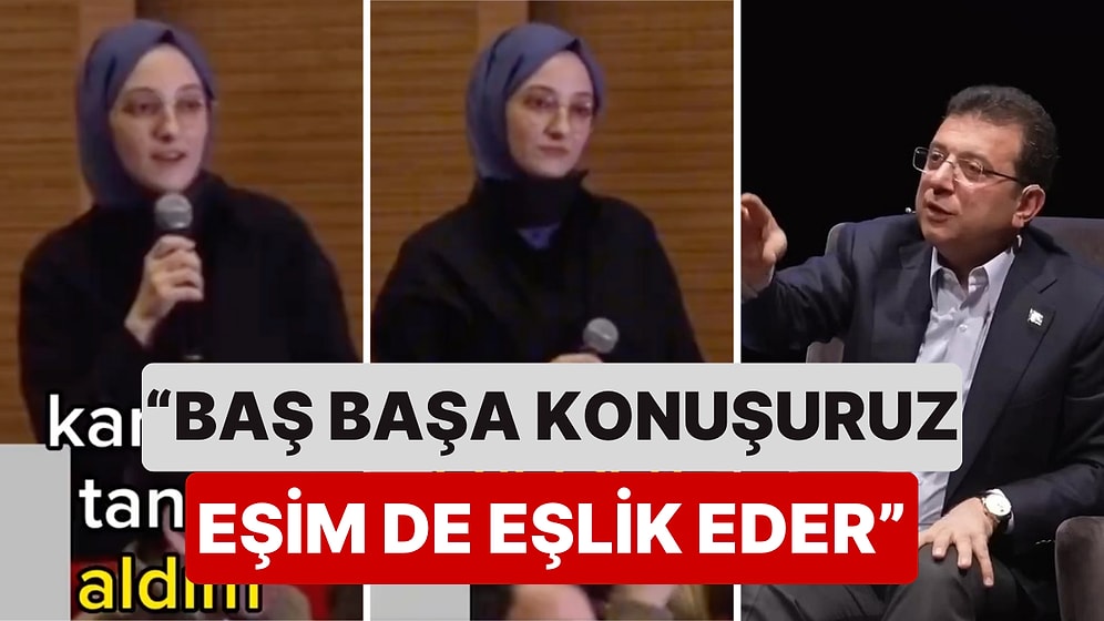 İmamoğlu Kanser Hastası Olduğunu Söyleyen Kızın Konuşmakta Zorlandığını Görünce Eşini Devreye Soktu
