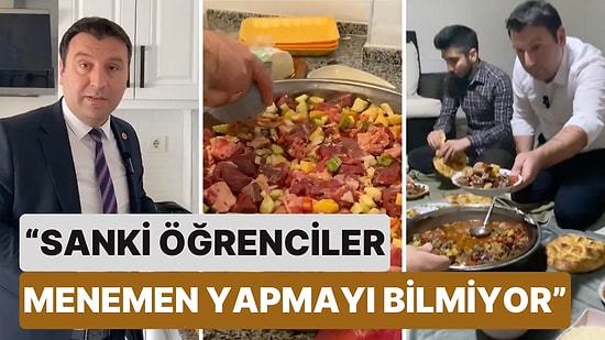 Tokat Belediye Başkan Adayı Öğrenci Evine Gidip Menemen Yapan Siyasetçilere 'Tokat Tavası' ile Gönderme Yaptı